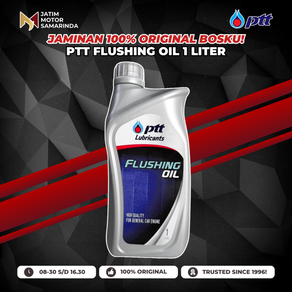 Oil PTT Thailand Flushing Oil Engine Flush Mobil Motor 1 Liter