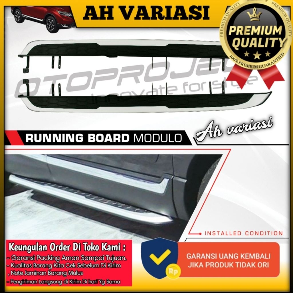 CRV TURBO 2017-2023 - Foot Step Running Board Pijakan Kaki Khusus CRV TURBO 2017-2023 Otoproject