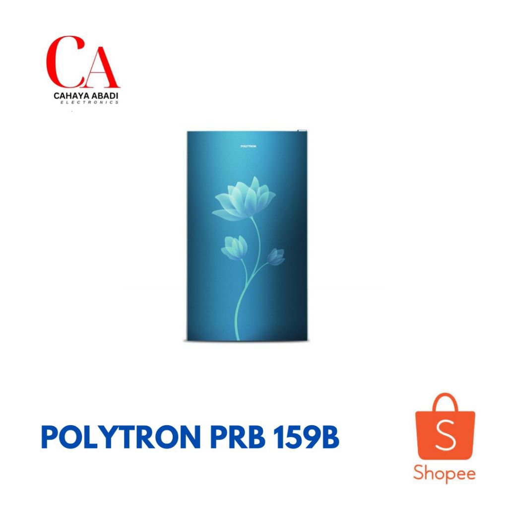 POLYTRON kulkas 1 pintu 150 liter PRB 159B PRB 159 B PRB159B LEMARI ES POLYTRON 1 PINTU