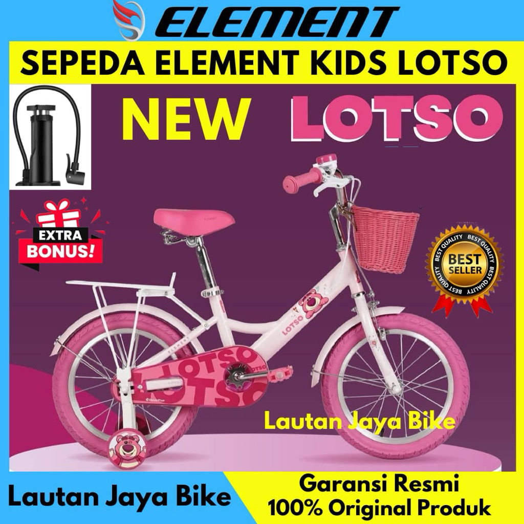 Sepeda Anak Perempuan Mini 16 18 Element Lotso