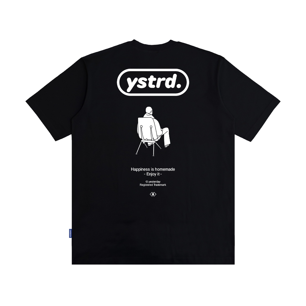 Yesterday – Baju Kaos Distro Pria Original T-Shirt Pria Cowok Keren Enjoy Hitam