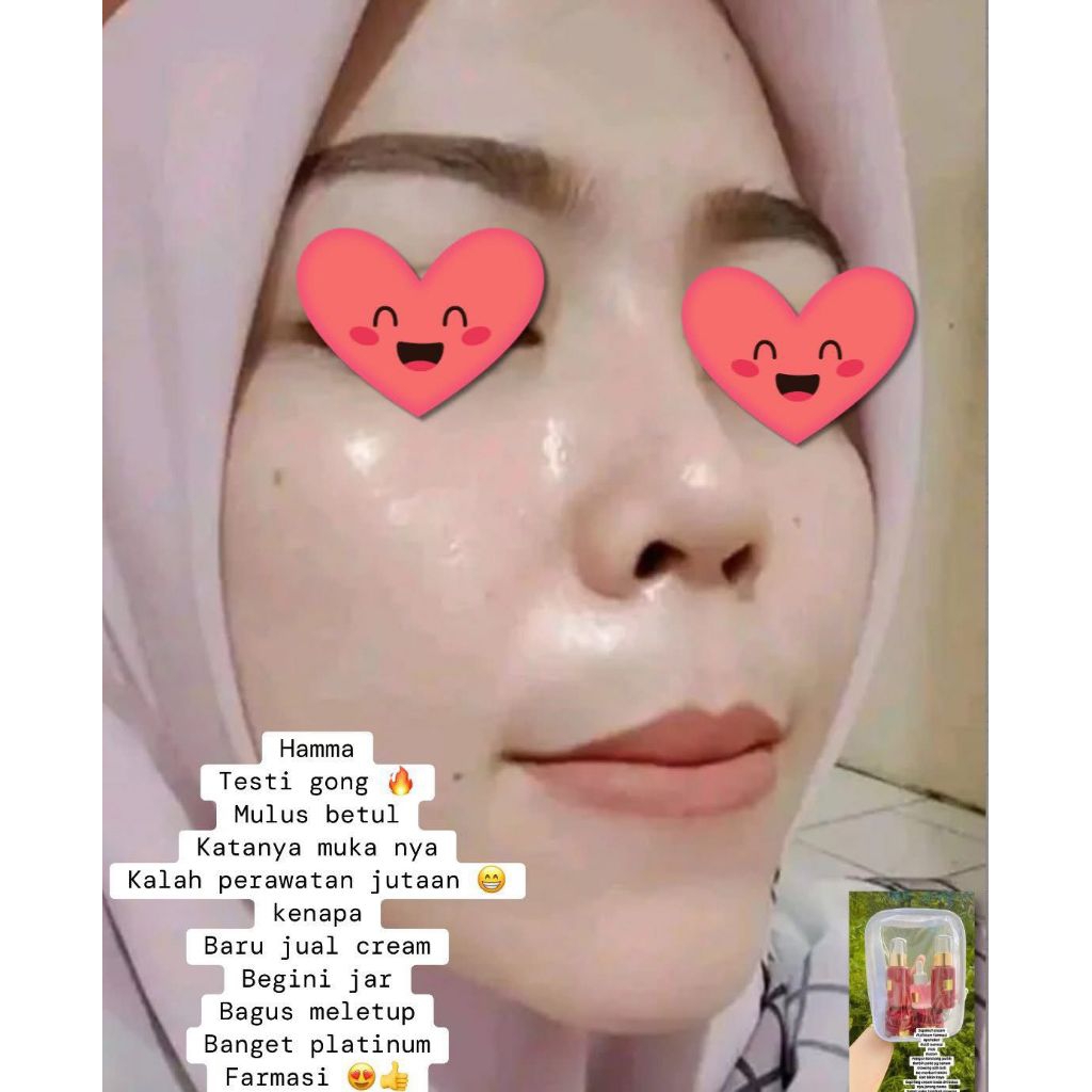 CREAM WAJAH PLATINUM FARMASI GLOW
