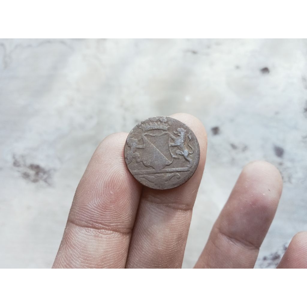 koin voc error profinsi utrech 1790. nominal 1 duit.