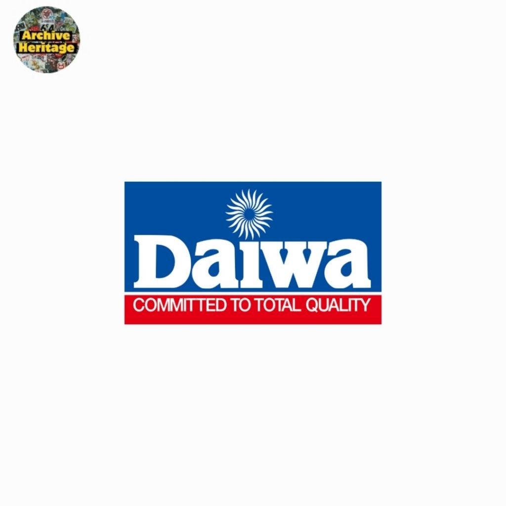 sticker Daiwa fishing reel logo stiker