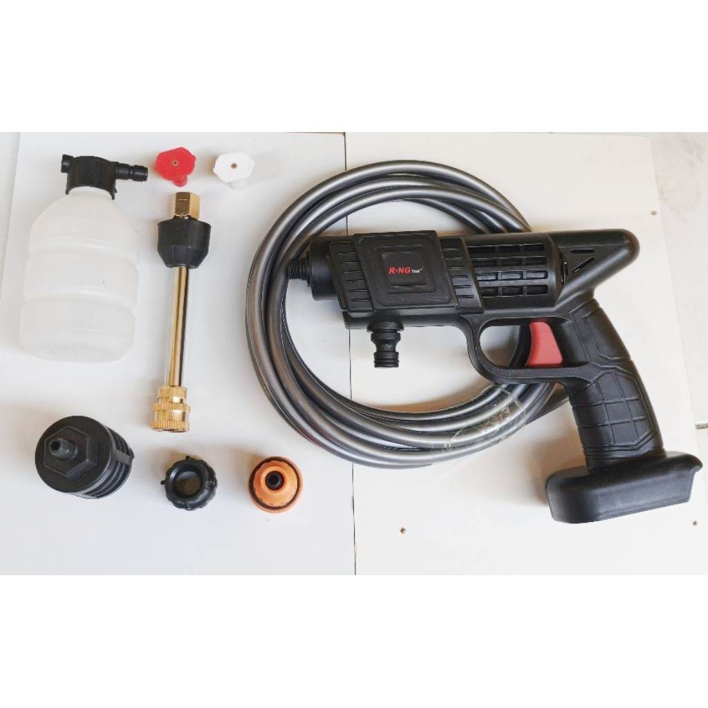 MESIN PENCUCI MOTOR MOBIL BATRE MESIN JET CLEANER CORDLESS