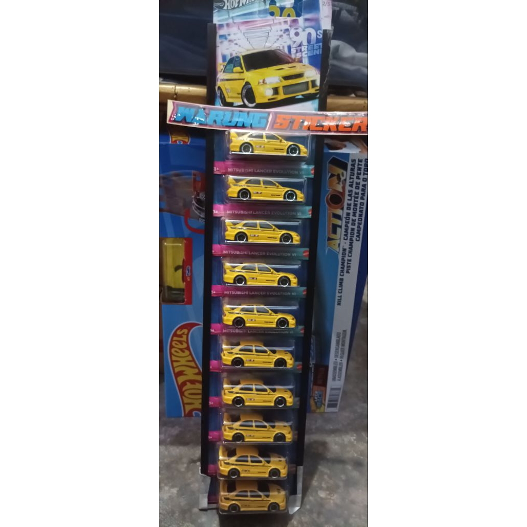 hot wheels Lancer evolution Kuning