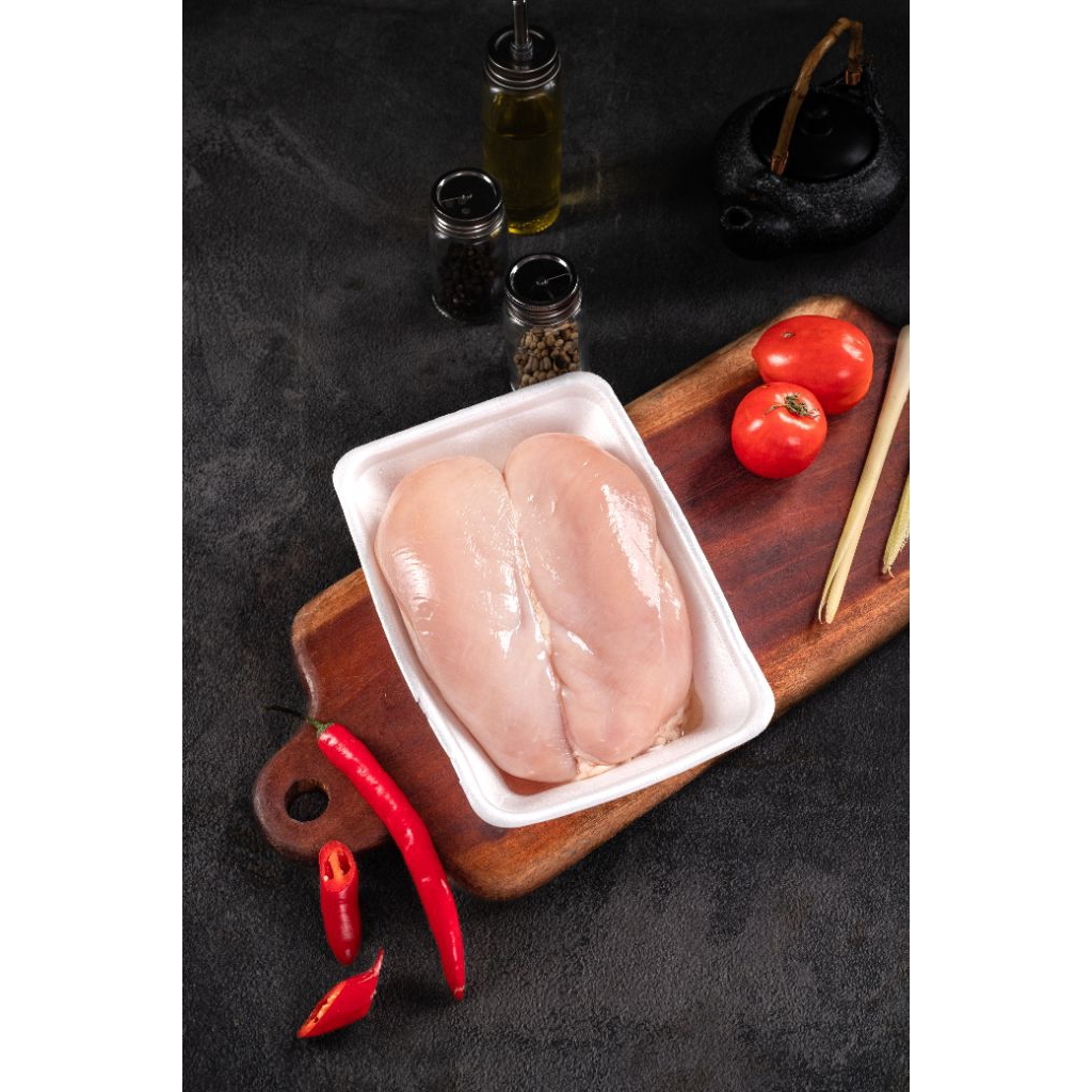 

Fillet Dada ayam Frozen uk 1 Kg Tanpa tulang dan kulit
