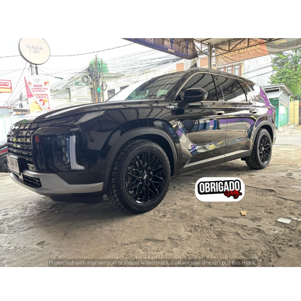 Paket Velg Dan Ban Mobil Hyudai Palisade R20 HSR SLOUX Plush Ban ACCELERA OMIKRON A/T 265 50 R20