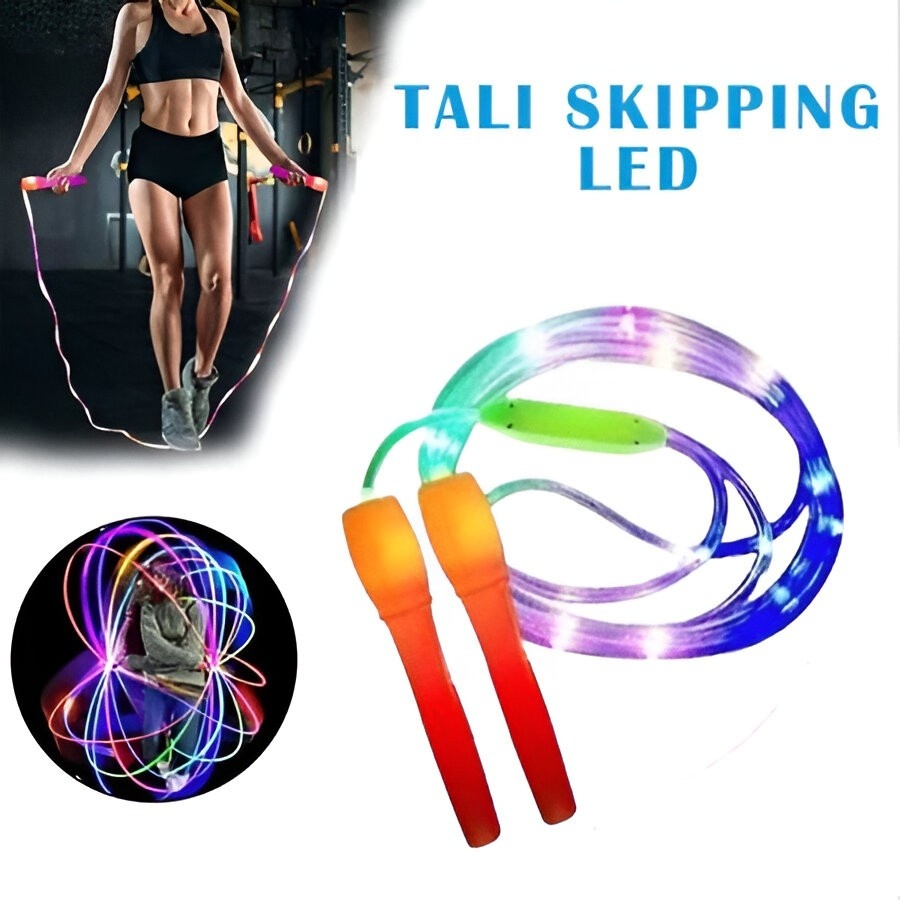 Tali Lompat Skipping Rope LED Skipping LED Mainan Lompat Tali Lampu