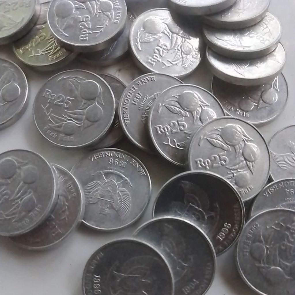 UANG KUNO KOIN 25 RUPIAH ALUMUNIUM