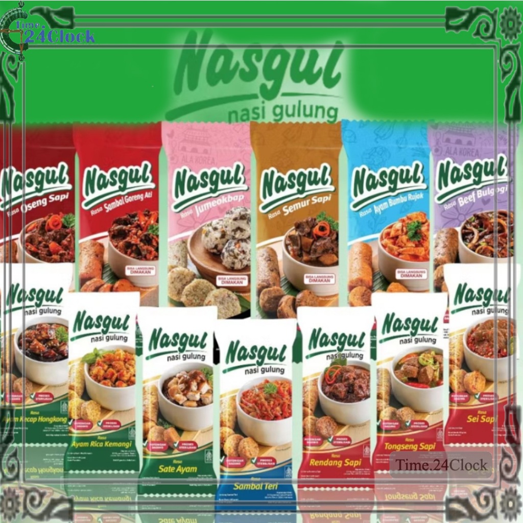 

Nasgul Manita Siap Makan 80g Arema-Arema Pulen Nasi Gulung Siap Saji Makanan Instan Siap Santap Time