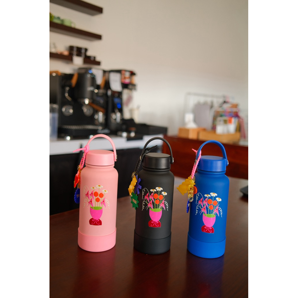 Tumblr Botol Minum 1 Liter Free Charm Random