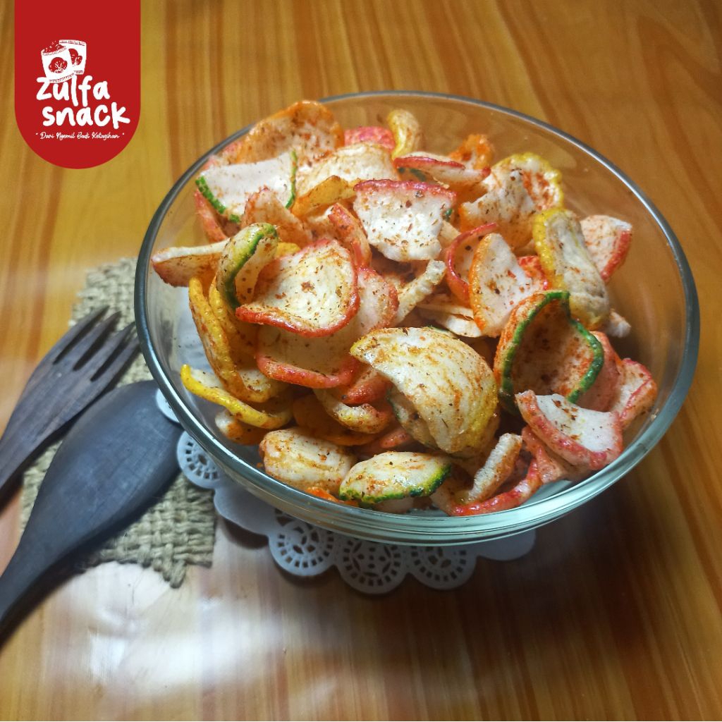 

Krupuk Seblak Cikur Pedas Gurih Renyah | Cemilan Khas Bandung Kekinian | 250 gr | 500 gr | 1kg