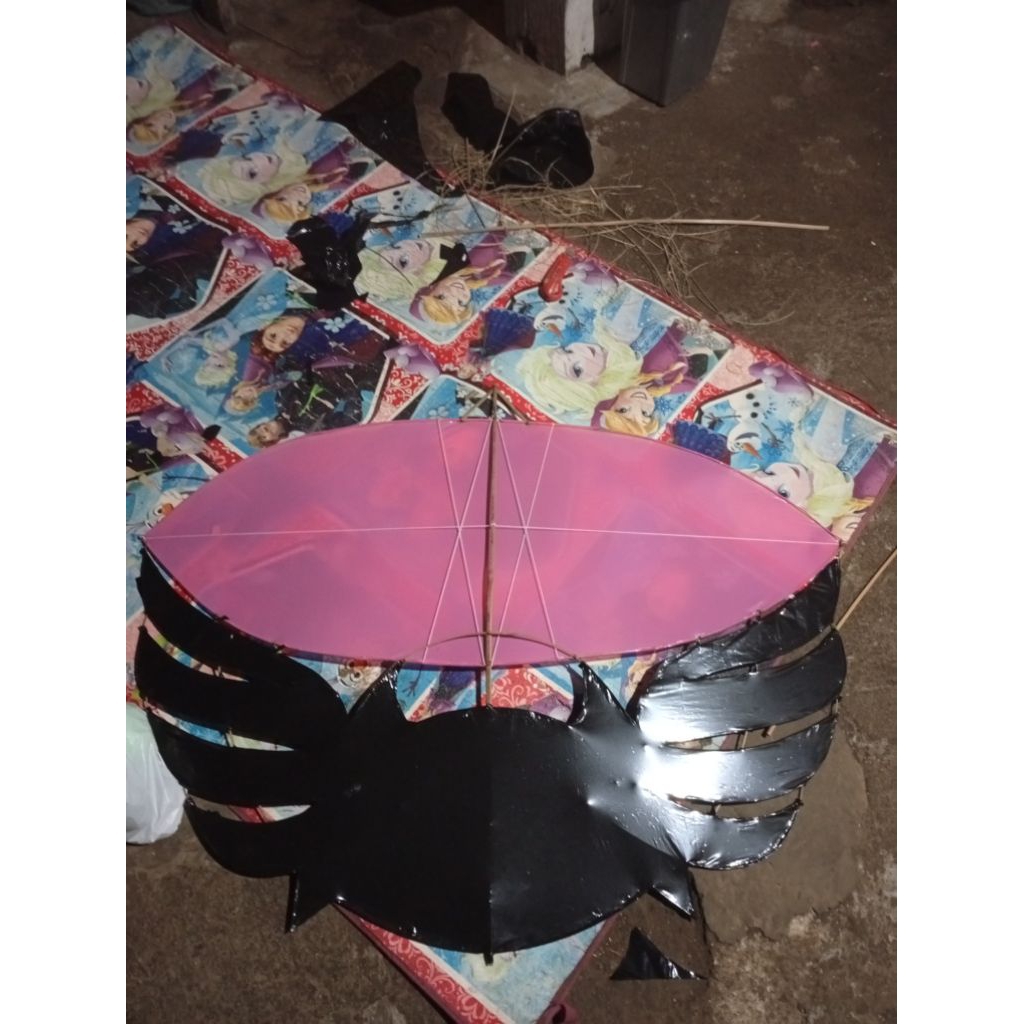 layangan ram Raman empet 1meter 1m