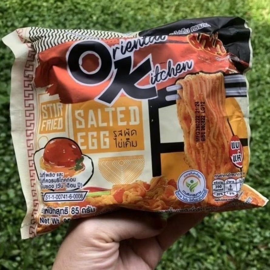 

MIE INSTANT THAILAND VIRAL SALTED EGG BACOM CARBONARA TRUFFLE ORIENTAL KITCHEN MURAH ENAK EXP LAMA ASLI