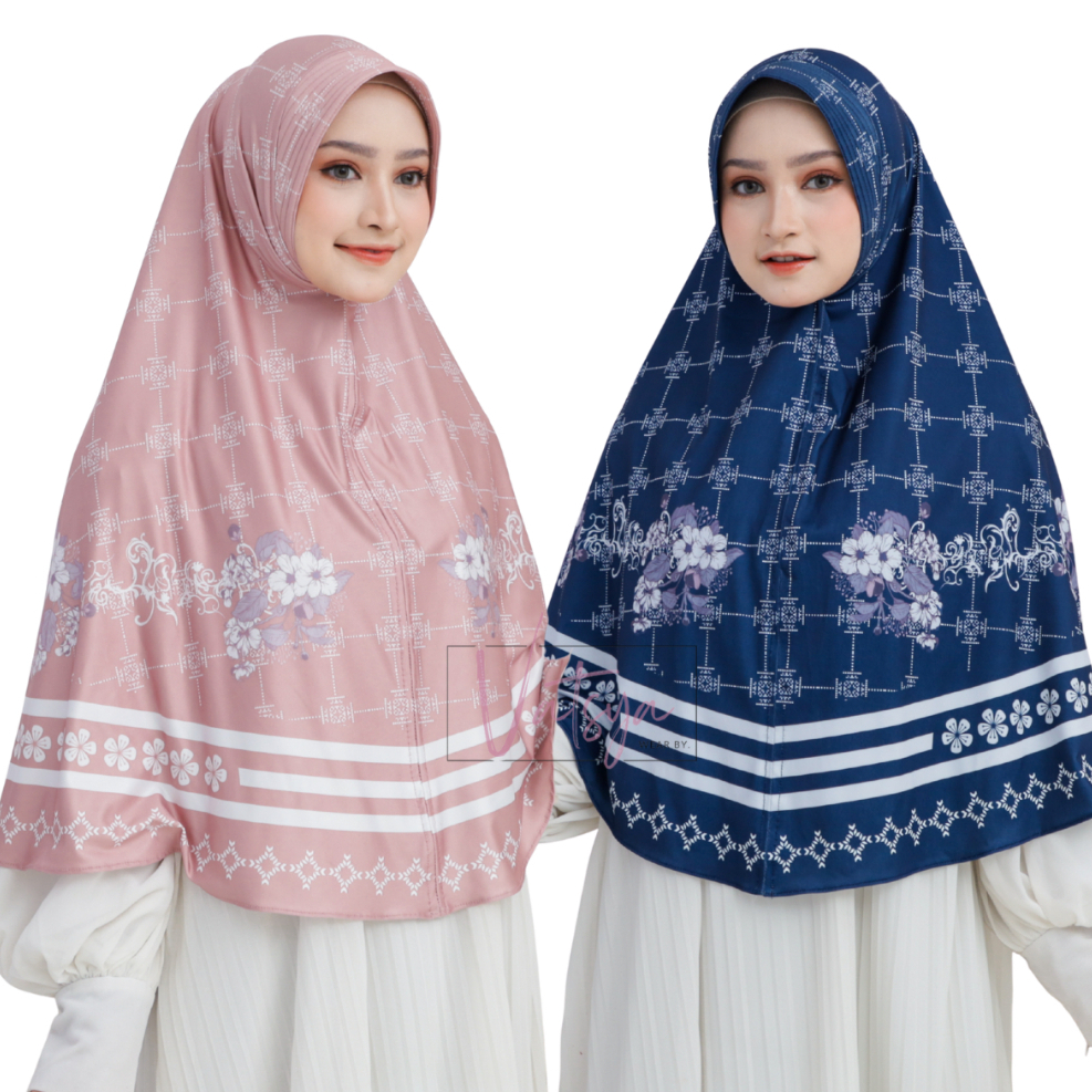 [Bergo Jumbo] Jilbab Instant Daily Hijab Bergo Syari Motif Terbaru