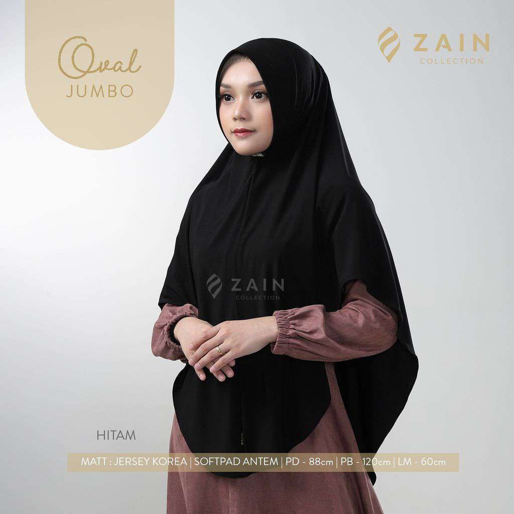 Jilbab Khimar Syari Oval Jumbo Jersey Korea - Hijab Khimar instant - Jilbab Lebar - Hijab Syar'i Zai