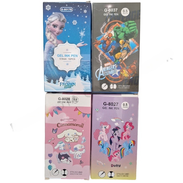 1 Kotak Pena Gel INK PEN 0,5 MM Fancy // Pena Gel INK PEN 0,5 MM Fancy