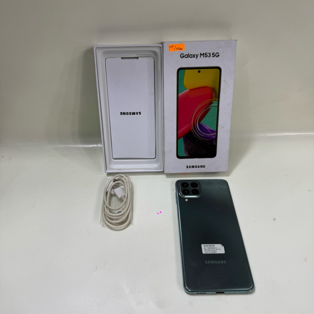 Samsung Galaxy M53 5G 8/256gb Fullset Second Garansi Resmi
