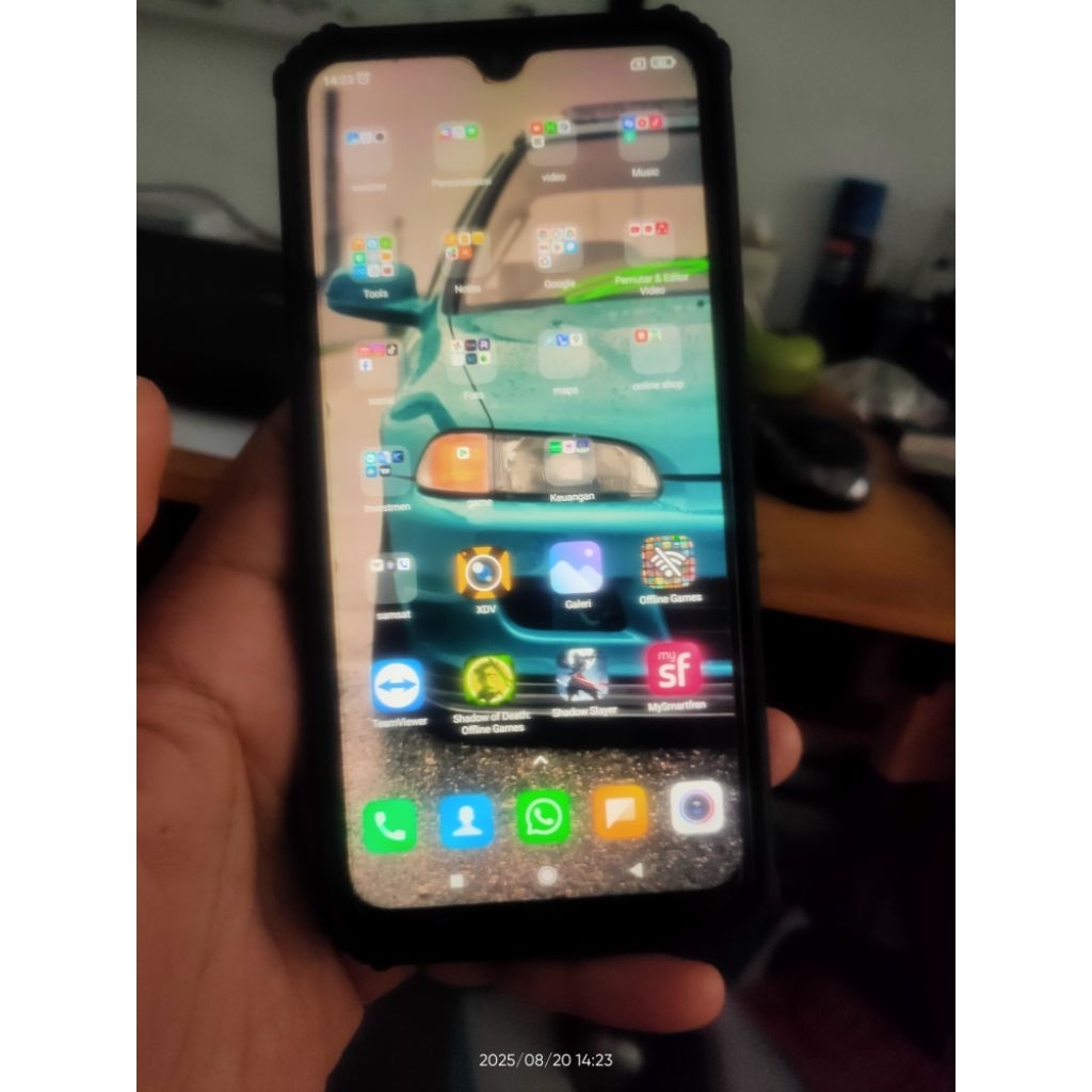 preloved redmi note 8 ram 5/64Gb hp cas, 4 kamera