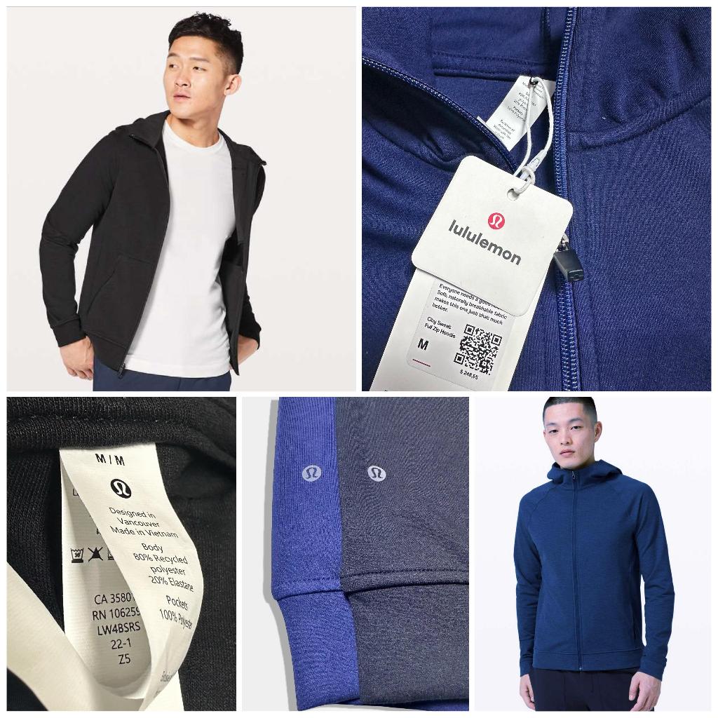 ULULLEMON CITYSWEAT FULLZIP HOODIE