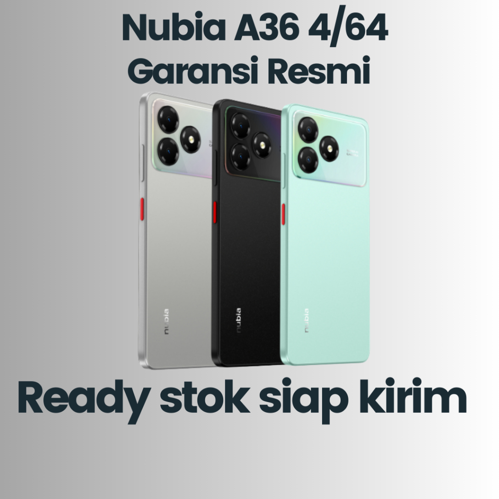 Nubia A36 4/64 Garansi Resmi