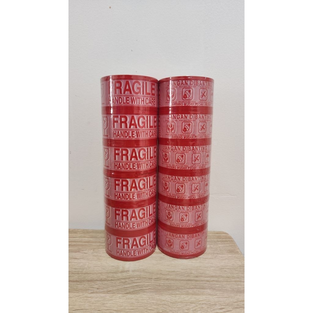 

Lakban FRAGILE 48mm x 70yard ECER Satuan