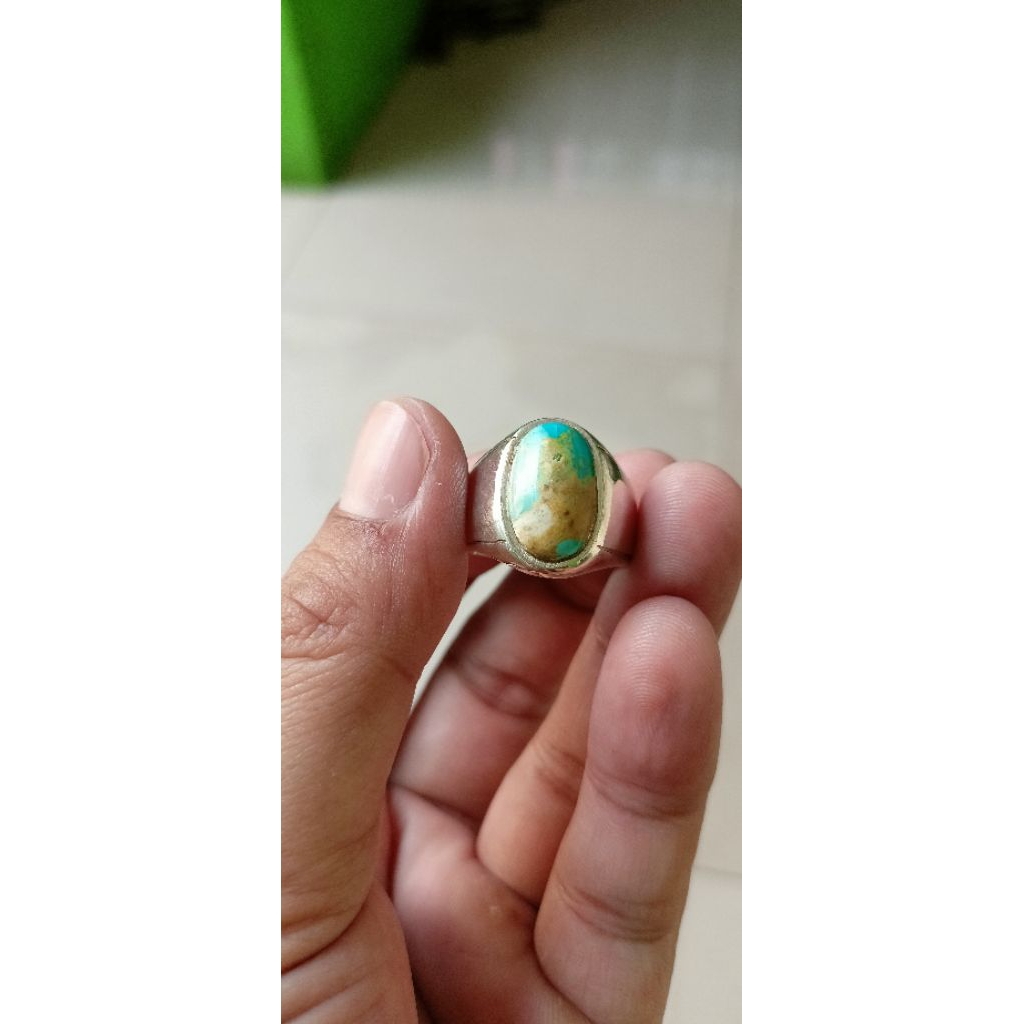 Batu Pirus Persia ring perak