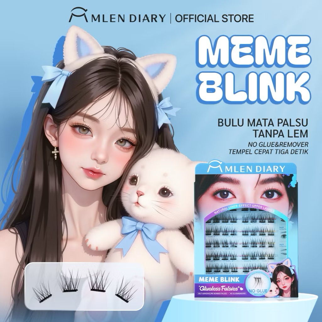 

MLEN DIARY - BLING GLUELESS FALSIES