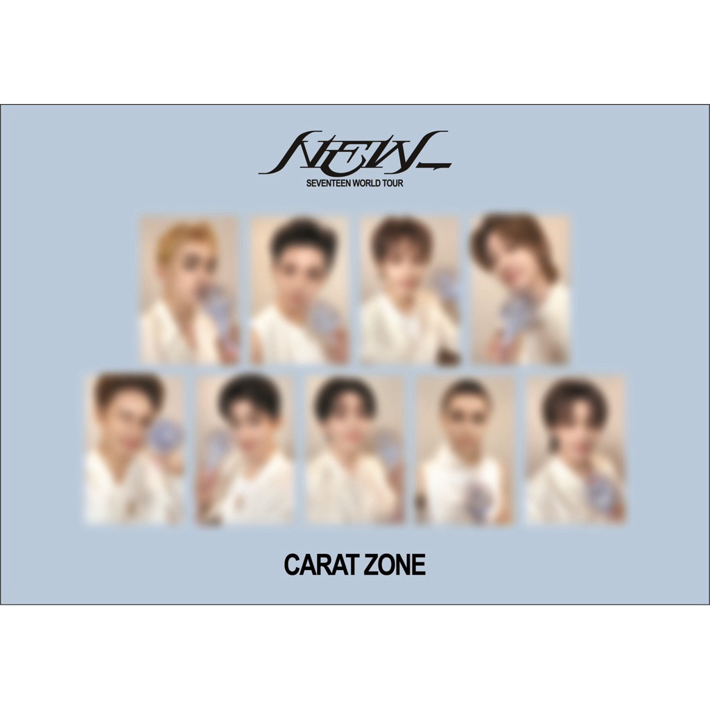 SEVENTEEN CARATZONE NEW_ OFFICIAL PHOTOCARD PC 2025