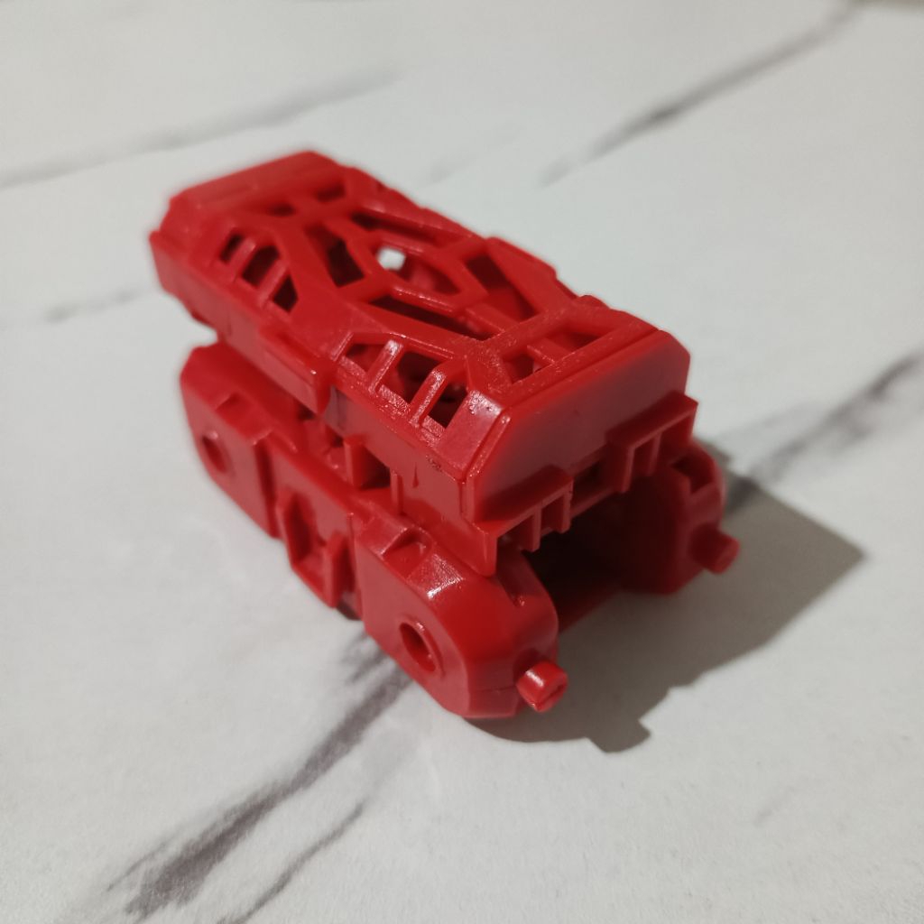 Chassis VTD merah non Bandai Crush Gear