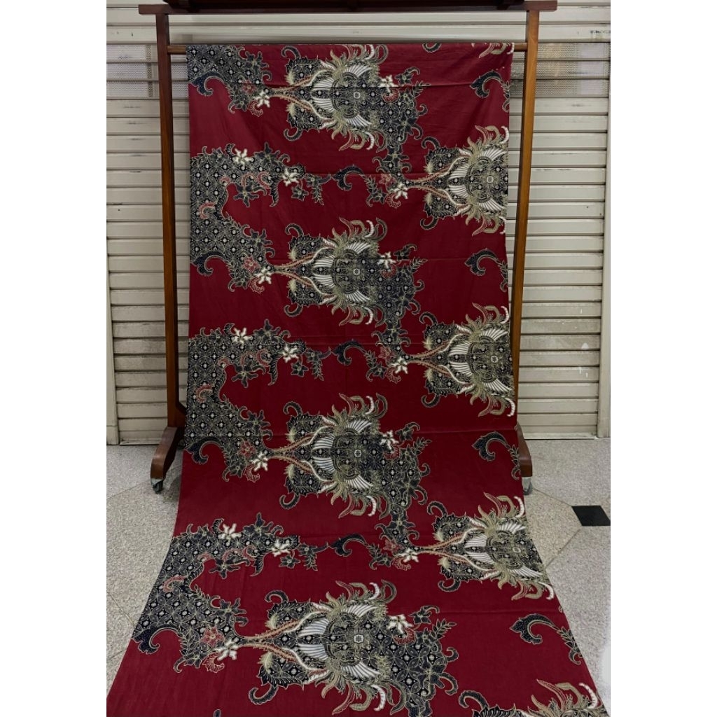 KAIN BATIK SOLO KATUN PRIMA PREMIUM 2,4 METER | BAHAN KAIN BATIK SOLO PREMIUM METERAN