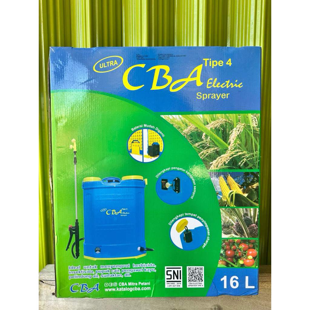 SPRAYER CBA ELEKTRIK TIPE 4 SNI - Tangki CBA Elektrik 16 Liter