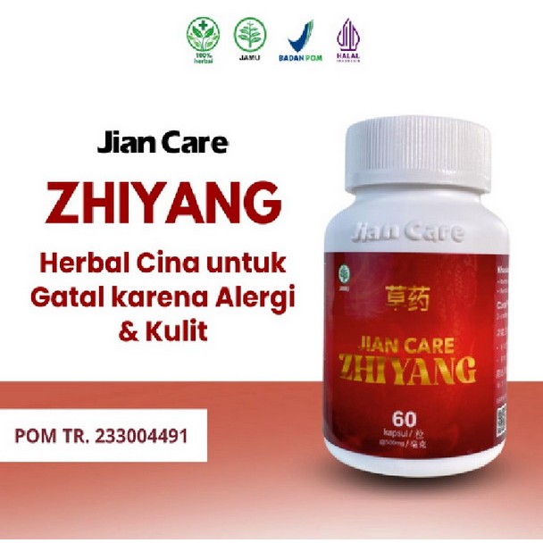 Jian Care Zhi Yang Obat Herbal BPOM Original