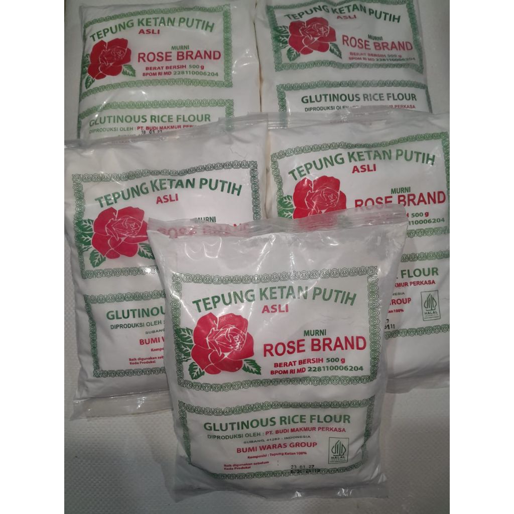 

Tepung ketan Rose Brand