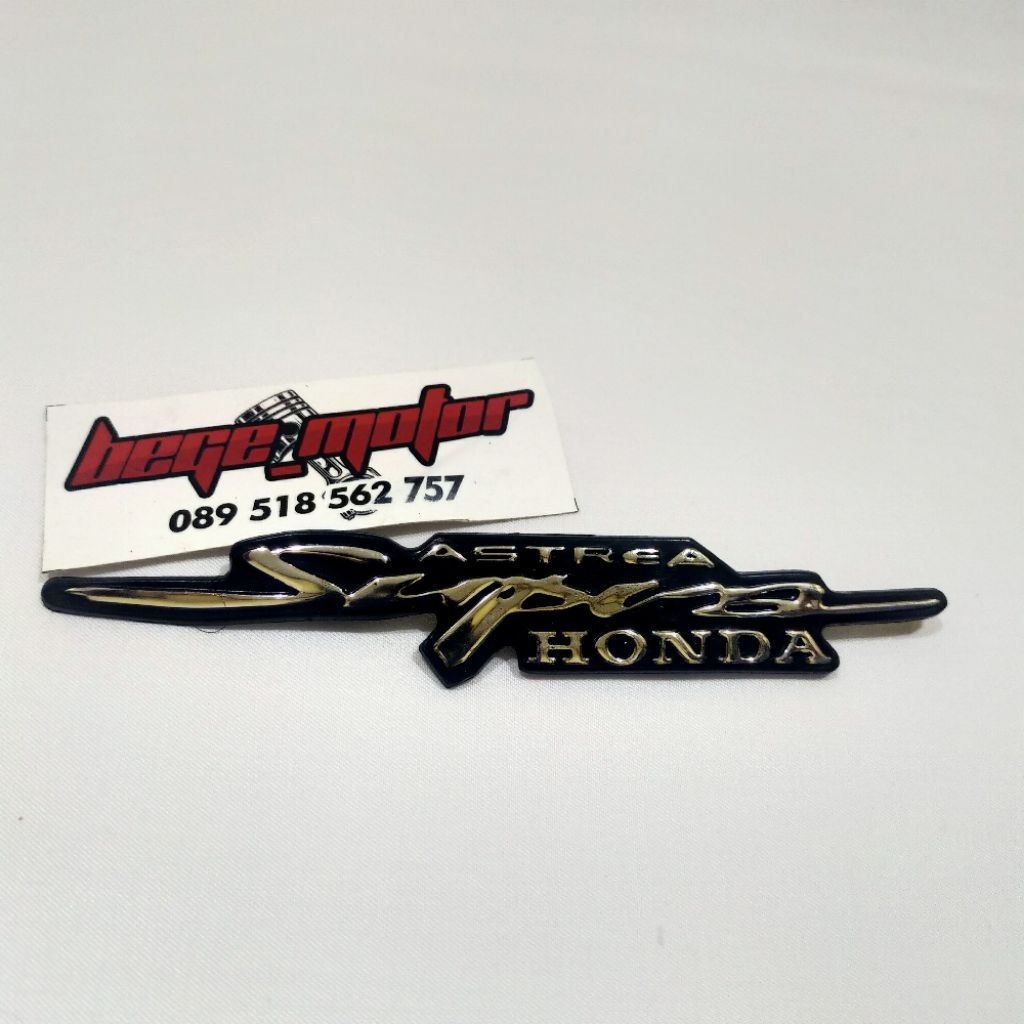 EMBLEM PANEL SUPRA100 SUPRA X EMBLEM LOGO TULISAN SUPRA100 EMBLEM DADA SUPRA