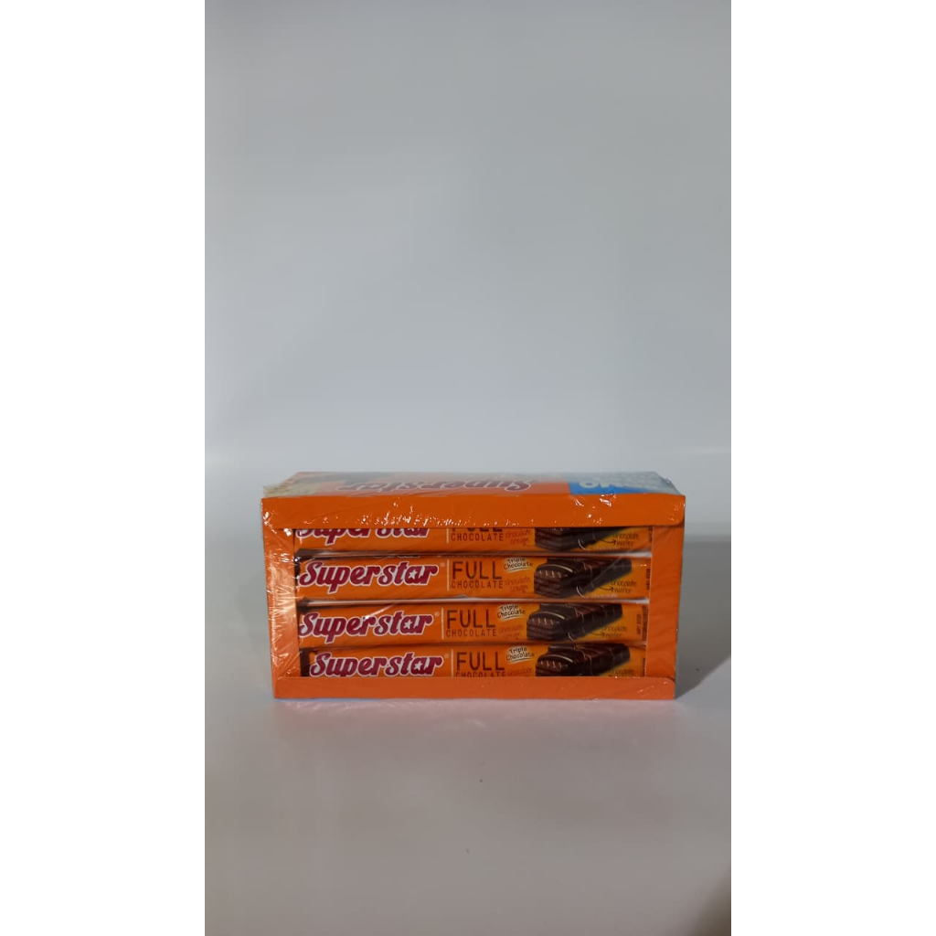 

Superstar wafer coklat 1 box isi 21 pcs