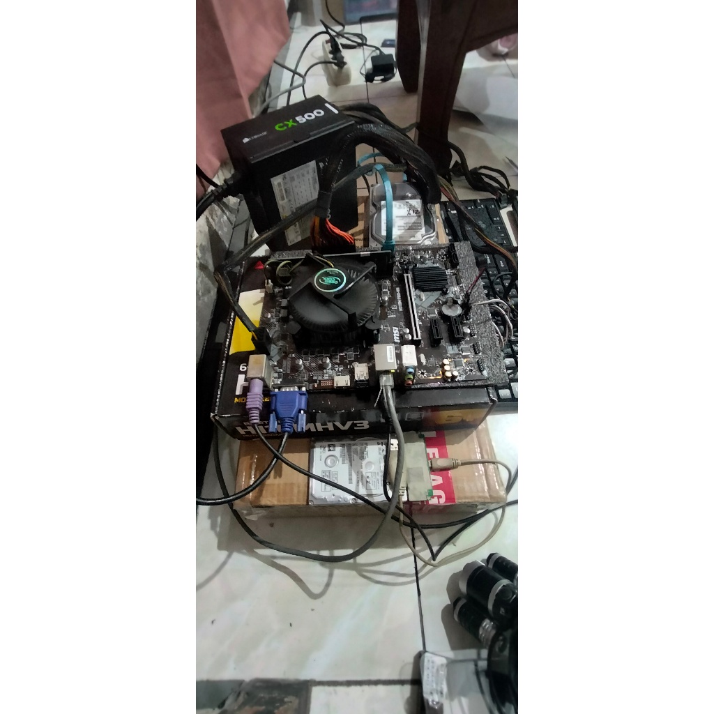 Paket Intel Core i3 8100 + Mobo Mainboard H310 + Ram 8gb 16gb DDR4
