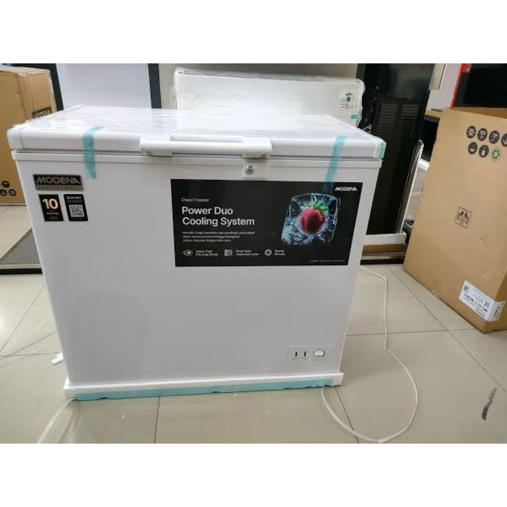 Box freezer 200 liter modena md0211mawh chest freezer 200 liter modena