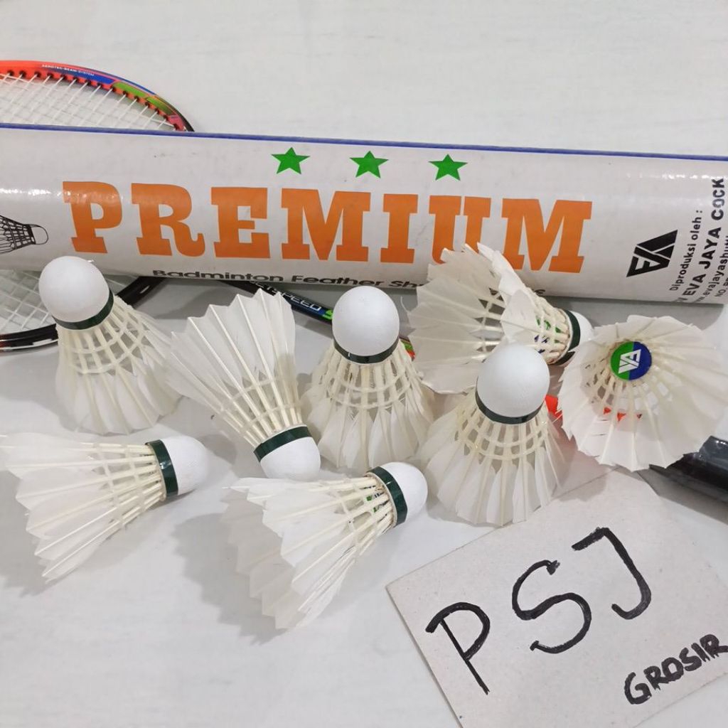 Eva jaya premium 78 shuttlecock badminton original