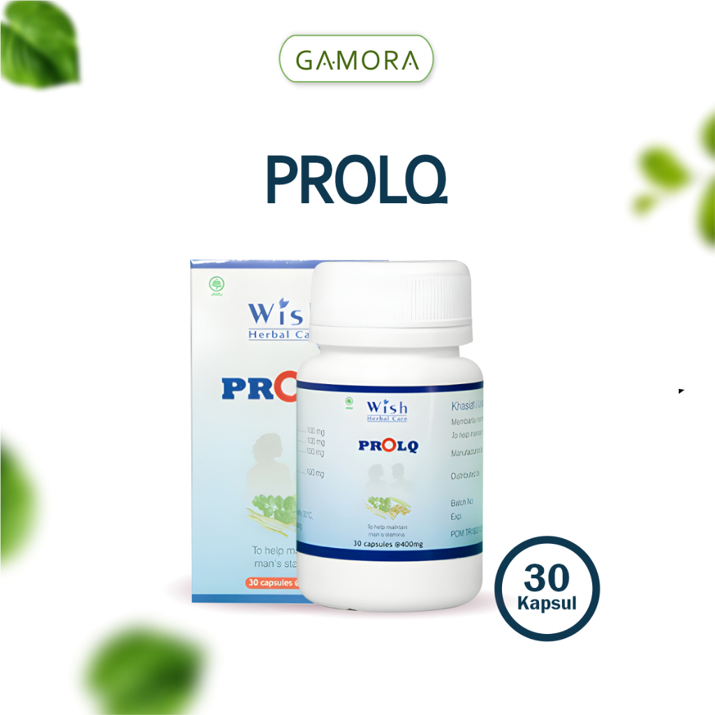 PROLQ - Wish Prolq Kapsul untuk Meningkatkan vitalitas, stamina, dan kesehatan reproduksi