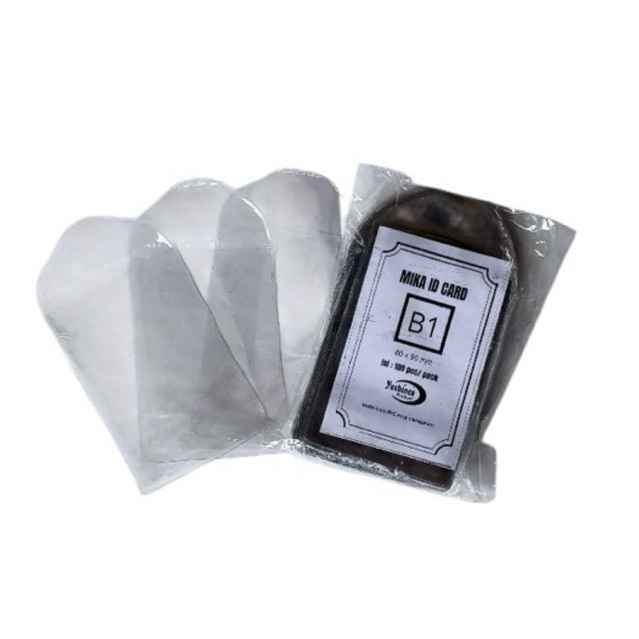 

Kantong KTP B1 Plastik Mika ID Card Isi 100 Pc Berkualitas Tebal