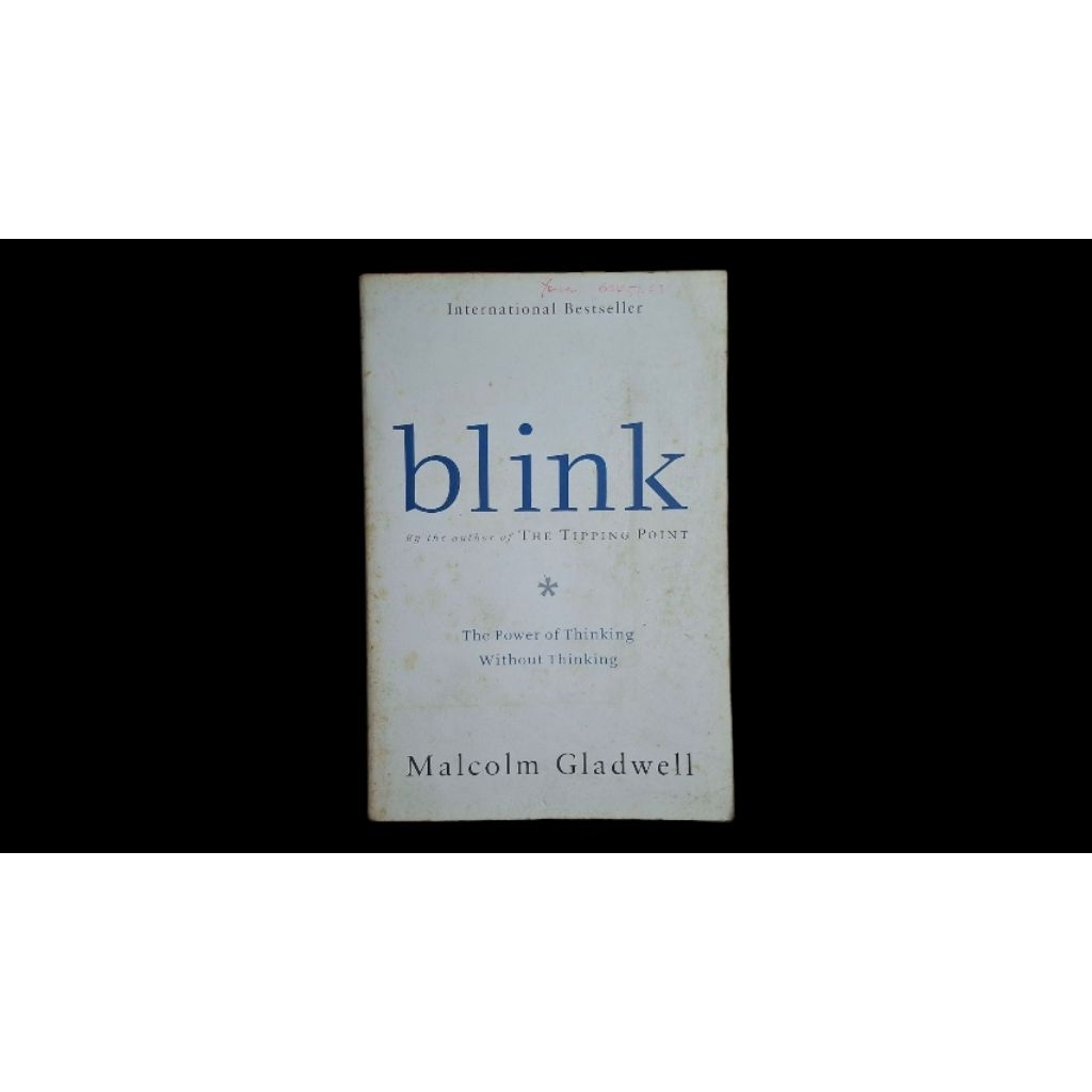 BLINK - Malcolm Gladwell ENGLISH ORIGINAL