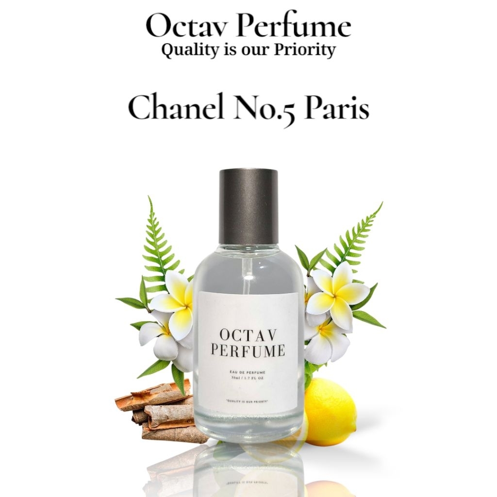 Parfum Wanita Chanel No.5 Paris Inspired by Octav Perfume 30ml & 50ml wangi tahan lama