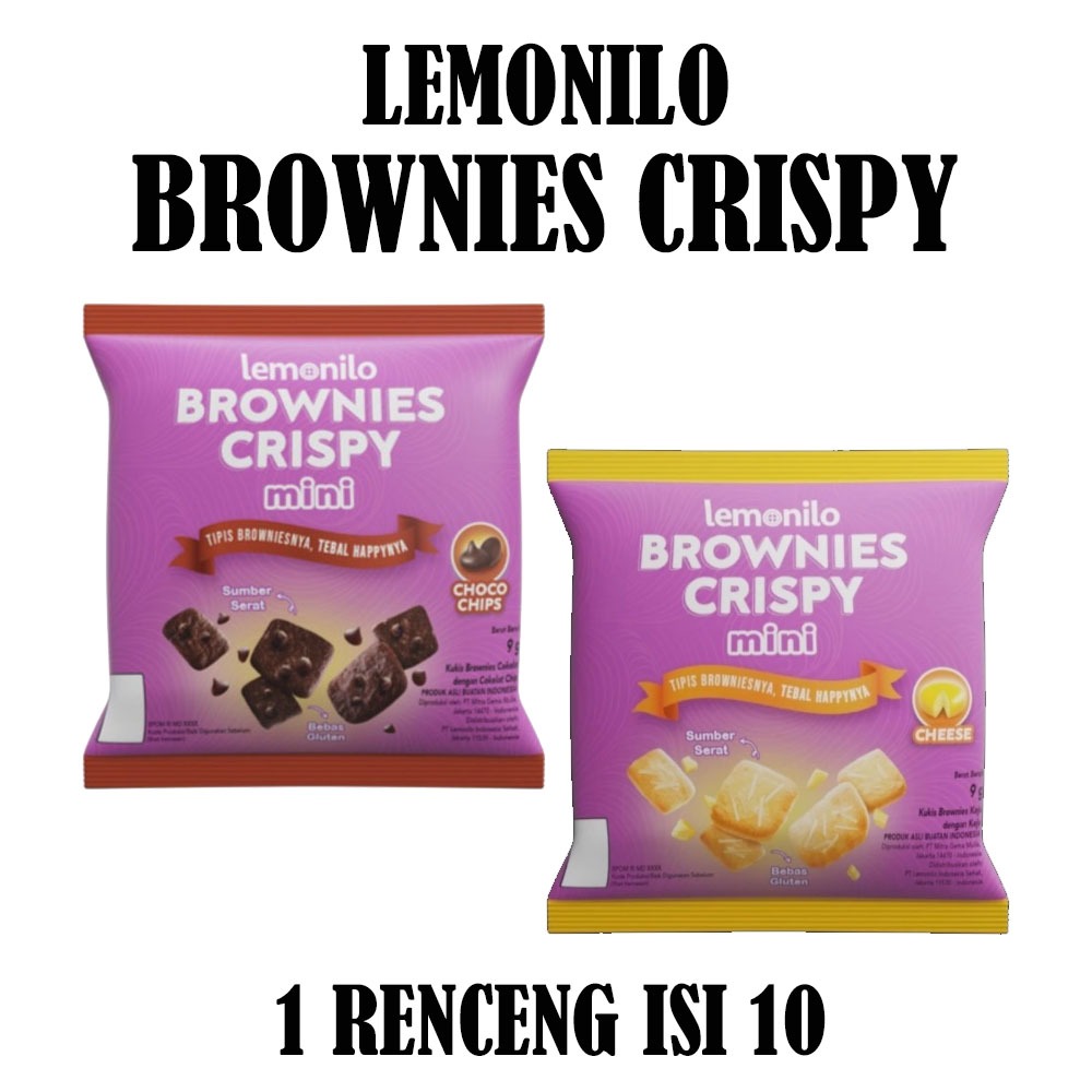 

LEMONILO BROWNIES CRISPY MINI RENCENG ISI 10