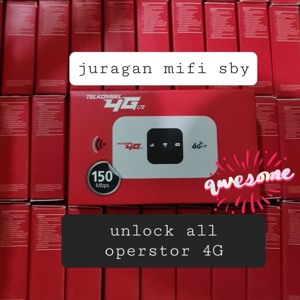 UNLOCK Modem Wifi Mifi 4G Telkomsel All Operator
