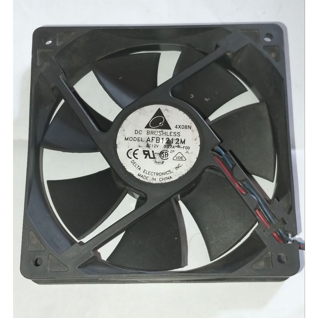 KIPAS HIGH SPEED 12X12 DC 12V 0.27A T 2.5CM BEKAS