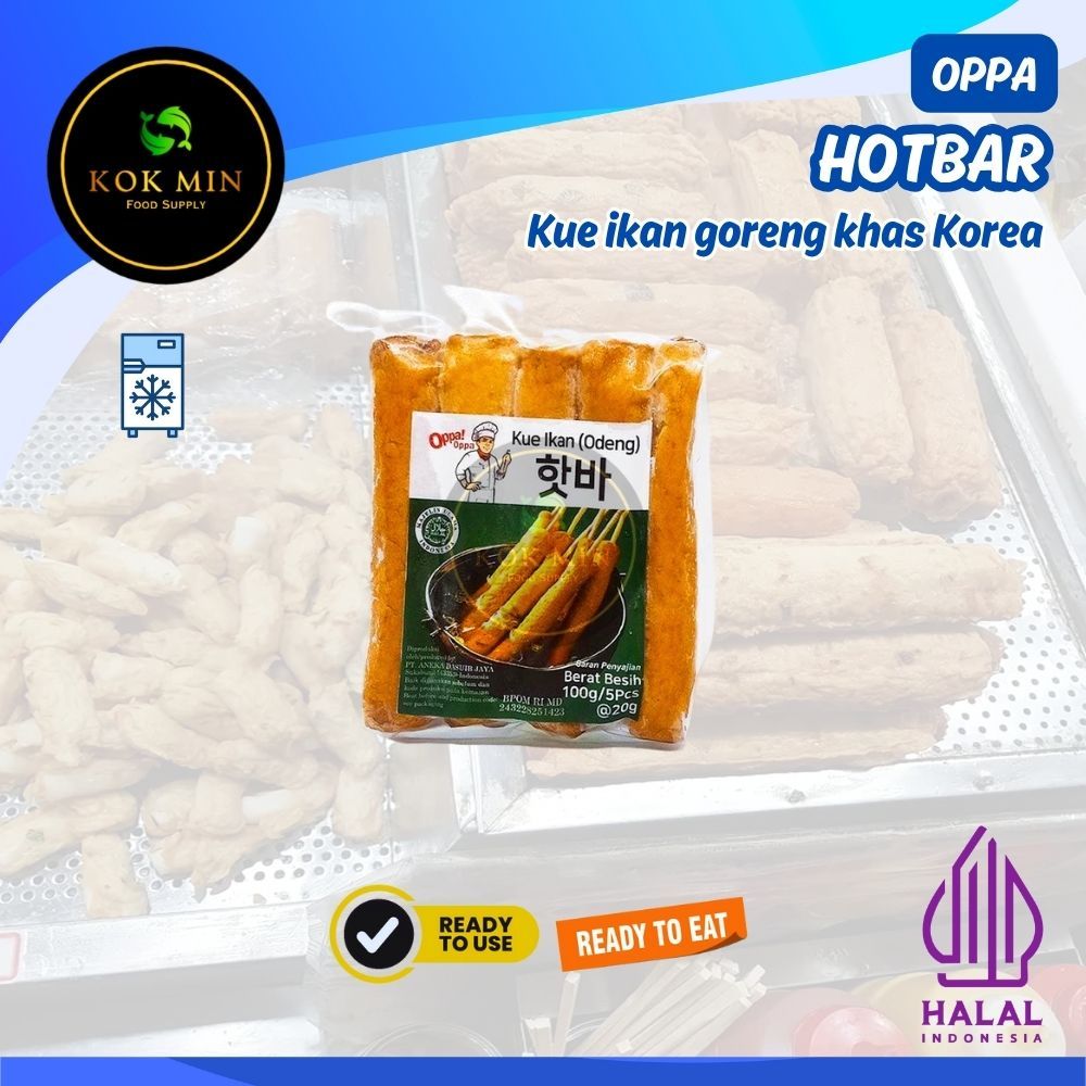 

Oppa! Hotbar / Kue Ikan Goreng Khas Korea / Korean Fried Fish Cakes - 100 gram
