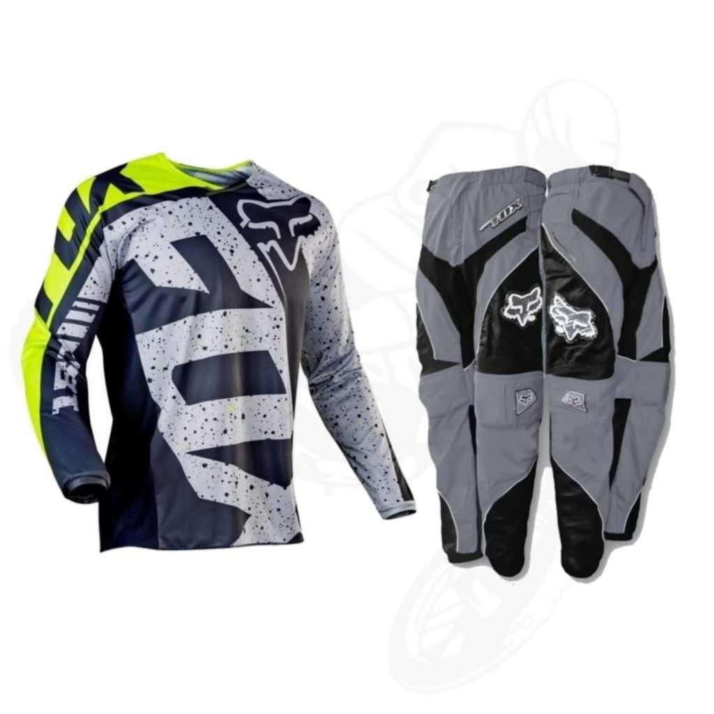 Jerset set celana sepeda downhill | Celana set jersey motocross trail