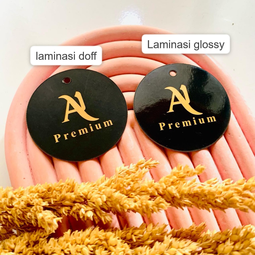 

laminasi hangtag per 1 muka